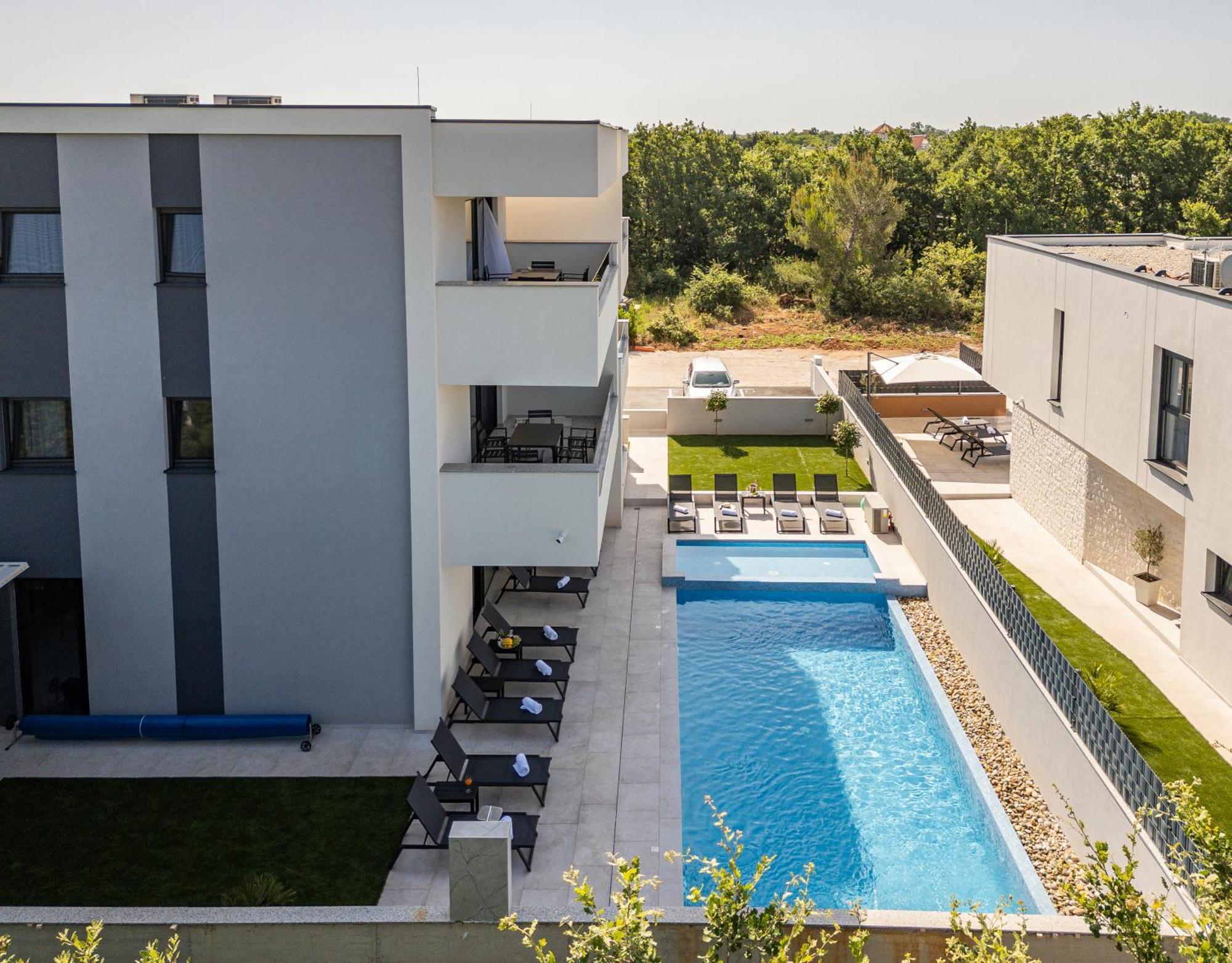 Apartments Menalo Elegance Zaton  Bagian luar foto